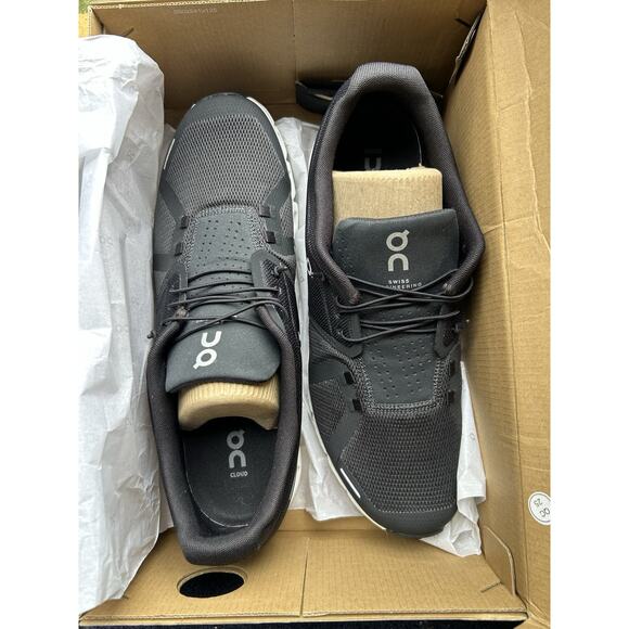 On Running Cloud Men’s Size 12.5 Black White Swiss Engineering Athletic main image 4